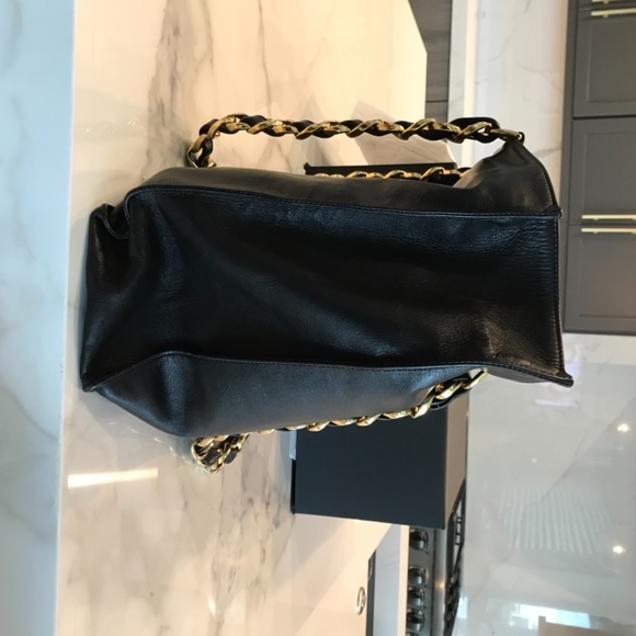 Vintage Chanel CC Logo Chain Shoulder Tote Bag - Picture 8 of 16